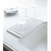image:imageYamazaki Home Self Draining Tray  Drying Board Dish Drainer Mat BlackWhite