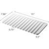 image:imageYamazaki Home Self Draining Tray  Drying Board Dish Drainer Mat BlackWhite