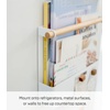 image:imageYamazaki Home Tosca Magnetic Recipe Book Rack  Magnet Holder Kitchen Storage Organizer  Steel  Wood