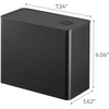 image:imageYamazaki Home Tower Airtight Coffee Canister Vacuum Sealed Ground Coffee Storage Container  Polypropylene Black