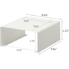 image:imageYamazaki Home Tower Kitchen Appliance Rack Shelf For Blender Kettle Or Coffee Maker Countertop Storage Organizer  Steel White