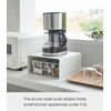 image:imageYamazaki Home Tower Kitchen Appliance Rack Shelf For Blender Kettle Or Coffee Maker Countertop Storage Organizer  Steel White
