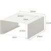 image:imageYamazaki Home Tower Kitchen Appliance Rack Shelf For Blender Kettle Or Coffee Maker Countertop Storage Organizer  Steel White