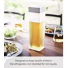 image:imageYamazaki Home Tower Pitcher Bottle For Water Or Tea Collapsible Reusable Jug With Gasket  Abs Plastic  04 Gallons 12 LitersWhite