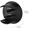 image:imageYamazaki Home Tower Tape Dispenser With Magnetic Mount Office Supplies Holder EasyMount Design Tape And Rubber Bands Organizer  Steel  Tape dispenser with a magnetic mount and easymount design Functions as an office supplies holder for tape and rubber bandsBlack