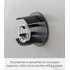 image:imageYamazaki Home Tower Tape Dispenser With Magnetic Mount Office Supplies Holder EasyMount Design Tape And Rubber Bands Organizer  Steel  Tape dispenser with a magnetic mount and easymount design Functions as an office supplies holder for tape and rubber bandsBlack