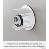 image:imageYamazaki Home Tower Tape Dispenser With Magnetic Mount Office Supplies Holder EasyMount Design Tape And Rubber Bands Organizer  Steel  Tape dispenser with a magnetic mount and easymount design Functions as an office supplies holder for tape and rubber bandsWhite