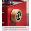 image:imageYamazaki Home Tower Tape Dispenser With Magnetic Mount Office Supplies Holder EasyMount Design Tape And Rubber Bands Organizer  Steel  Tape dispenser with a magnetic mount and easymount design Functions as an office supplies holder for tape and rubber bandsBlack