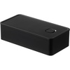 image:imageYAMAZAKI Home Tower VacuumSealing Bento Box MicrowaveSafe Leak Proof Wide Lunch Box Or Food Storage Container For Fridge Or Freezer  Polypropylene  500MlBlack