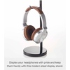 image:imageYAMAZAKI Home Office Desk Headphone Stand  Headset Holder  Round Base Round SteelBlack