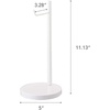 image:imageYAMAZAKI Home Office Desk Headphone Stand  Headset Holder  Round Base Round SteelWhite