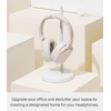 image:imageYAMAZAKI Home Office Desk Headphone Stand  Headset Holder  Round Base Round SteelWhite