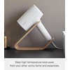 image:imageYAMAZAKI Home Rin Hair Dryer amp Iron Holder Hair Tool Organizer for SalonQuality Blowout HairdryerFlat IronCurling Iron Countertop Organizer  WoodAsh