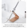 image:imageYAMAZAKI Home Rin Hair Dryer amp Iron Holder Hair Tool Organizer for SalonQuality Blowout HairdryerFlat IronCurling Iron Countertop Organizer  WoodAsh