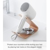 image:imageYAMAZAKI Home Rin Hair Dryer amp Iron Holder Hair Tool Organizer for SalonQuality Blowout HairdryerFlat IronCurling Iron Countertop Organizer  WoodAsh