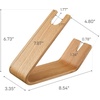 image:imageYAMAZAKI Home Rin Hair Dryer amp Iron Holder Hair Tool Organizer for SalonQuality Blowout HairdryerFlat IronCurling Iron Countertop Organizer  WoodAsh