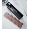 image:imageYAMAZAKI Home Rin Utensil Case Knife Fork Spoon Silverware Cutlery Holder with Divider Portable for Kitchen Counter Or Table  Plastic  WoodWalnut