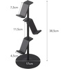 image:imageYAMAZAKI Home Smart Universal Adjustable Game Controller StandController Holder  SteelBlack