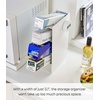 image:imageYAMAZAKI Home Tower 4Tier Plastic Food Wrap Or Aluminum Foil Organizer Metal Kitchen Storage Holder  Steel