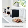 image:imageYAMAZAKI Home Tower Coffee Filter Holder Cone Filter Or Coffee Pod Storage Container Case  Polypropylene Black