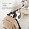 image:imageYAMAZAKI Home Tower Home Backpack Stand With Cubby  Adult And Kids Backpack Organizer With Hanger Bar Hooks And Storage Basket For School Bags Supplies Entryway  SteelBlack