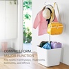 image:imageYAMAZAKI Home Tower Home Backpack Stand With Cubby  Adult And Kids Backpack Organizer With Hanger Bar Hooks And Storage Basket For School Bags Supplies Entryway  SteelWhite
