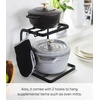 image:imageYAMAZAKI Home Tower Pot Organizer  SteelBlack