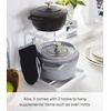 image:imageYAMAZAKI Home Tower Pot Organizer  SteelWhite
