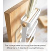 image:imageYAMAZAKI home 2421 Cutting Board amp Knife StandKitchen Counter Storage Organizer One Size White