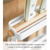 image:imageYAMAZAKI home 2421 Cutting Board amp Knife StandKitchen Counter Storage Organizer One Size White