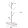 image:imageYAMAZAKI home Branch Glass StandTree Holder Cup Organizer 1340 x 630 x 630 inches WhiteWhite