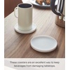 image:imageYamazaki Home Coasters Set of 6 Silicone Round Dishwasher Safe No Assembly Req