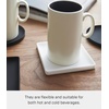 image:imageYamazaki Home Coasters Set of 6 Silicone Round Dishwasher Safe No Assembly Req