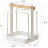 image:imageYamazaki Home Cutting Board Stand Water Resistant No Assembly Req White One SizeWhite