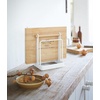 image:imageYamazaki Home Cutting Board Stand Water Resistant No Assembly Req White One SizeWhite