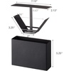 image:imageYamazaki Home Tower Coffee Filter Case  Kitchen Storage Holder ContainerBlack