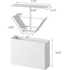 image:imageYamazaki Home Tower Coffee Filter Case  Kitchen Storage Holder ContainerWhite