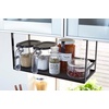 image:imageYamazaki Home Tower Under Shelf Spice Rack And Organizer For Kitchen Cabinets  SteelBlack