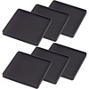 image:imageYAMAZAKI Home Tower Modern Table Drink Coasters Set of 6  Square  SiliconeBlack