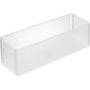 image:imageYAMAZAKI Home Tower Set Of 2 Clear Bottom Storage Cases  Stackable Transparent Organization Bins Large Deep  Deep  Ps ResinWhite