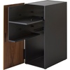 image:imageYamazaki Home Tower Large Capacity Game Console Rack  Organize Controllers PullOut Shelf Cable Management  Steel  Large capacity game console rack designed to organize controllers Sturdy steel construction Keeps essentials organizedBlack