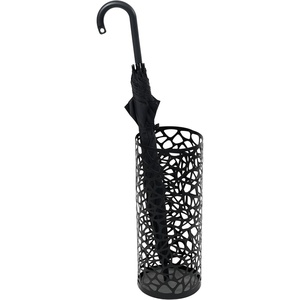 image:imageYAMAZAKI Home Nest Umbrella Stand  Storage for Umbrellas and Walking Canes  Round  Steel  Holds Up to 6 Umbrellas