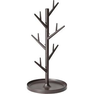 image:imageYAMAZAKI home Branch Glass StandTree Holder Cup Organizer 1340 x 630 x 630 inches WhiteBrown