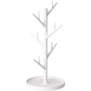 image:imageYAMAZAKI home Branch Glass StandTree Holder Cup Organizer 1340 x 630 x 630 inches WhiteWhite