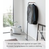 image:imageYAMAZAKI Home Leaning Slim Coat Hanger Clothes Rack Space Saving Steel One Size BlackBlack