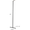 image:imageYAMAZAKI Home Leaning Slim Coat Hanger Clothes Rack Space Saving Steel One Size BlackBlack