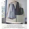 image:imageYAMAZAKI Home Tower Freestanding Corner Coat Rack Modern Leaning Coat Hanger Stand With Wooden Accent For Bedroom Living Room Or Entryway 63  Steel  WoodBlack
