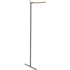 image:imageYAMAZAKI Home Tower Freestanding Corner Coat Rack Modern Leaning Coat Hanger Stand With Wooden Accent For Bedroom Living Room Or Entryway 63  Steel  WoodBlack