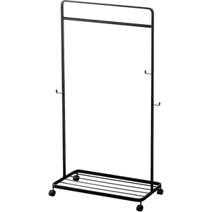 image:imageYAMAZAKI Home Smart Rolling Kids Clothes Coat Rack Stand 45  SteelBlack