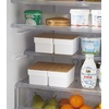image:imageYAMAZAKI Home Tosca Butter Case Food Storage Container For Refrigerator Or Countertop With Handle And Sealed Lid  Plastic  Wood 